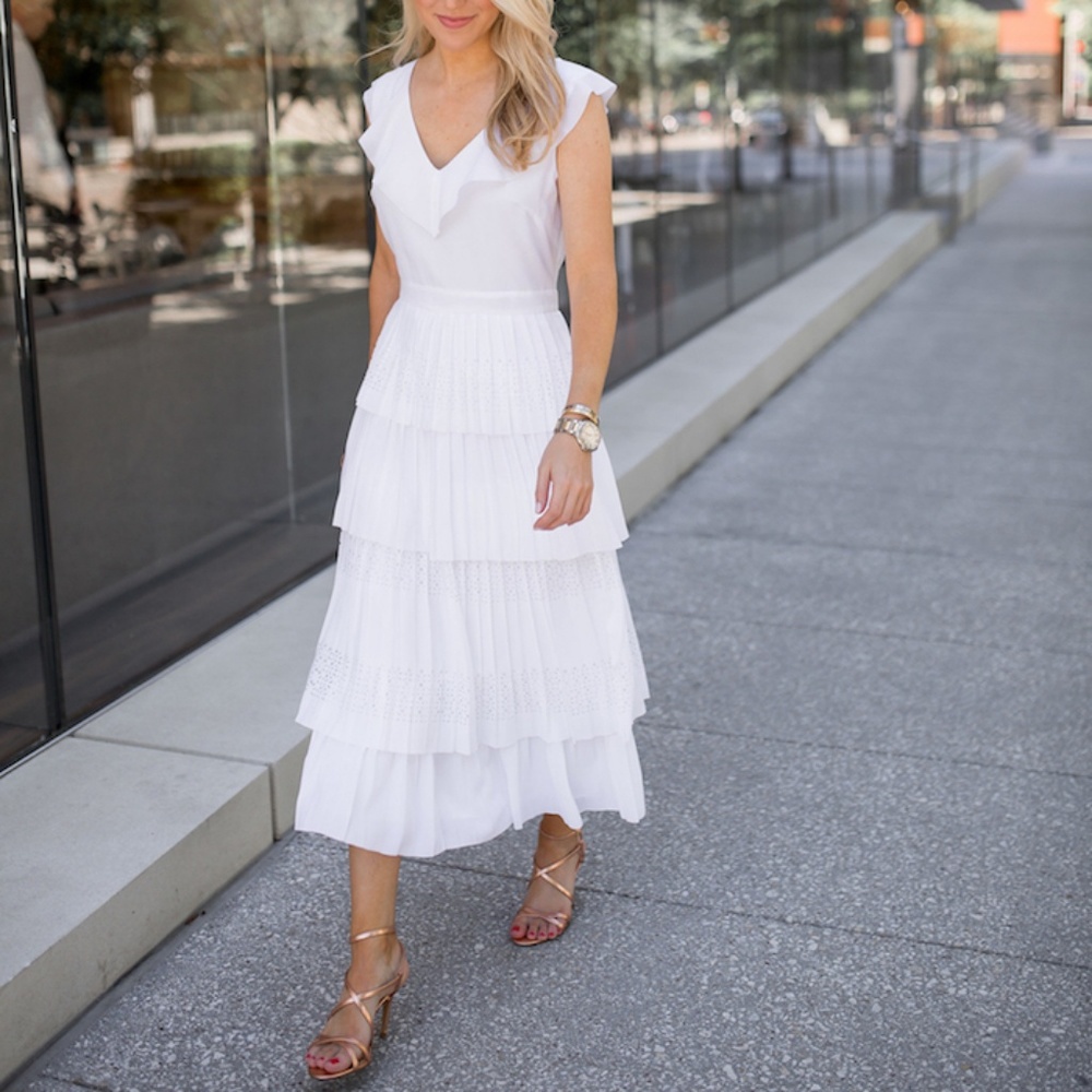 NWT | Banana Republic white dress